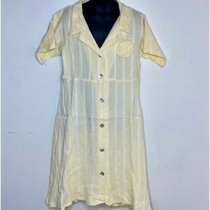 Vintage 1990s Confetti Button Up Dress